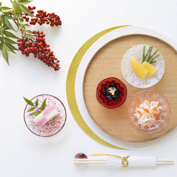 Aderia Handmade Small Glass Plate Pink Blossoms Design 100mm