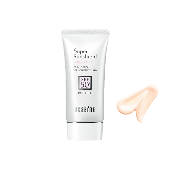 Acseine Super Sunshield Bright Fit Sunscreen For Sensitive Skin SPF50+ 40g