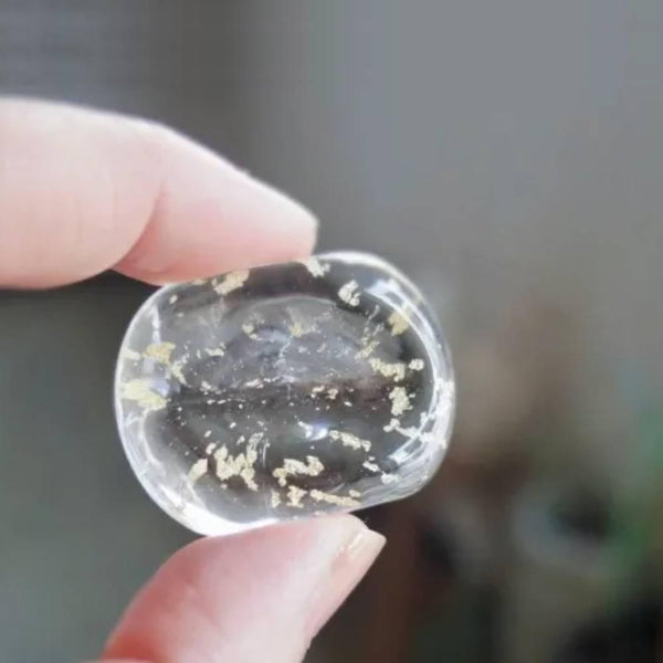 Aderia Handmade Glass & Gold Leaf Chopsticks Rest