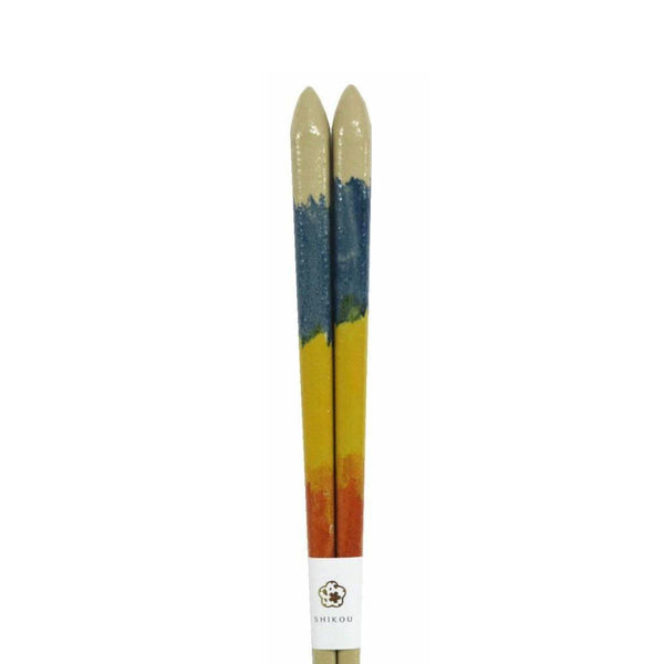 Aoba Dishwasher Safe Wooden Chopsticks Colorful Gradient 23cm