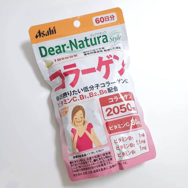 Asahi Dear Natura Collagen Supplement 360 Tablets (for 60 Days)