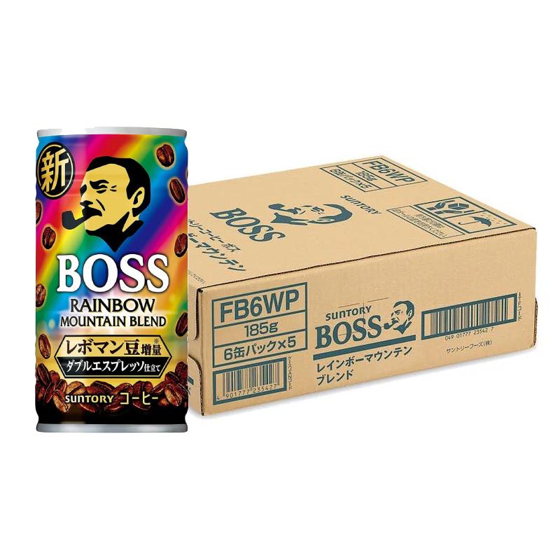 Boss Coffee Rainbow Mountain Blend Canned Coffee (Box of 30 Cans)