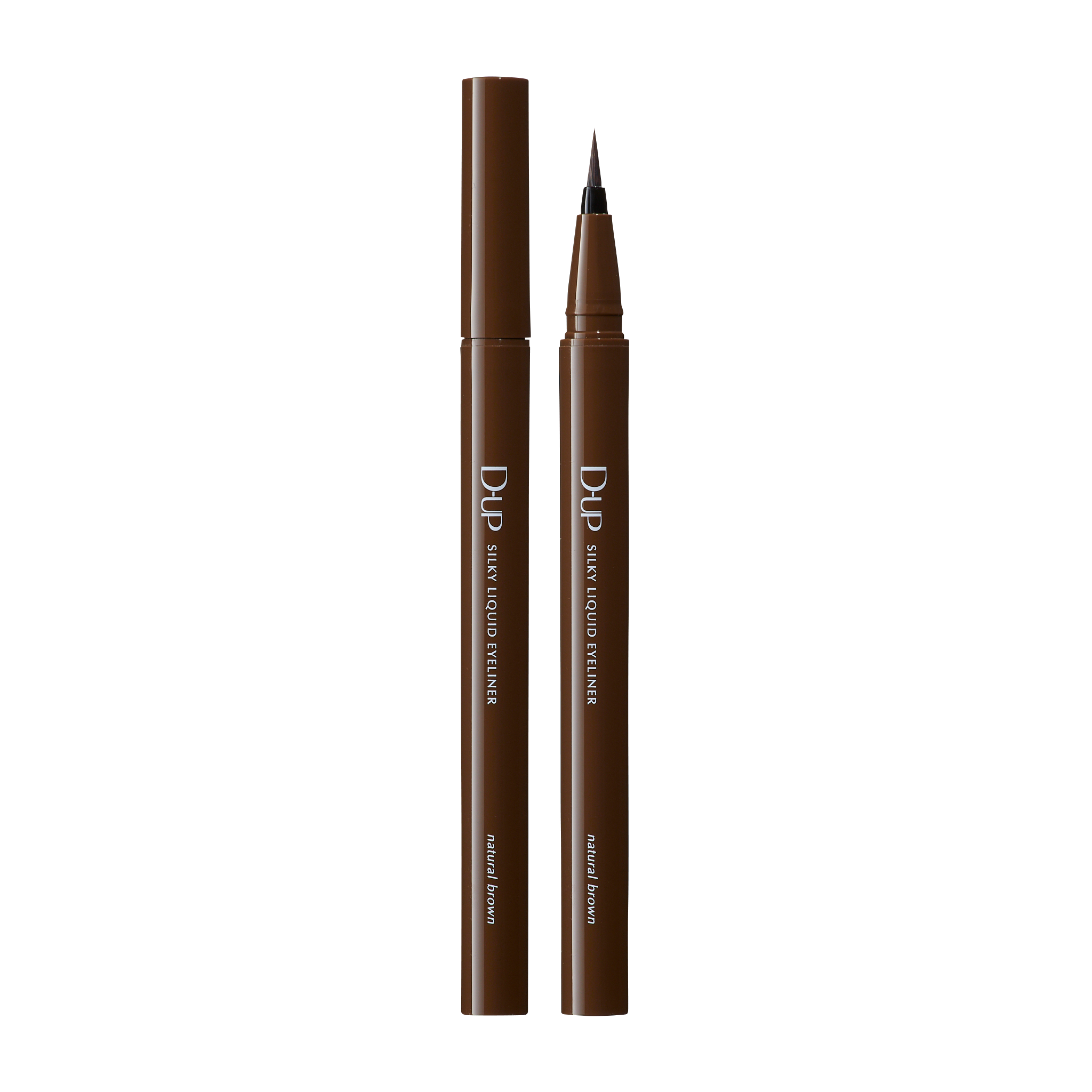 Eyeliner liquide soyeux D-UP Eyeliner marron naturel lisse et imperméable
