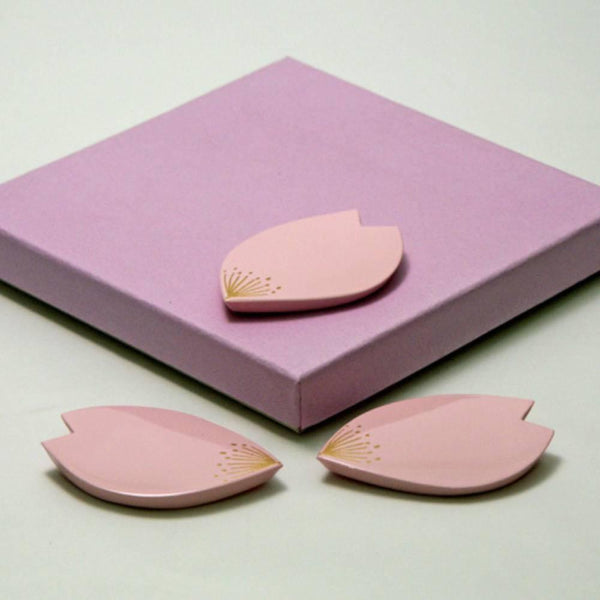 Decorative Chopsticks Rest Cherry Blossom Petal Shaped Pink 1pc