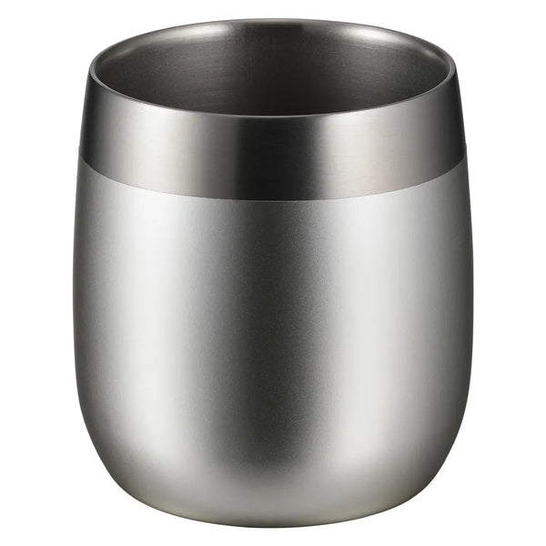Enzo Stainless Steel Double-Wall Wide-Mouth Drinking Cup Tumbler 260ml