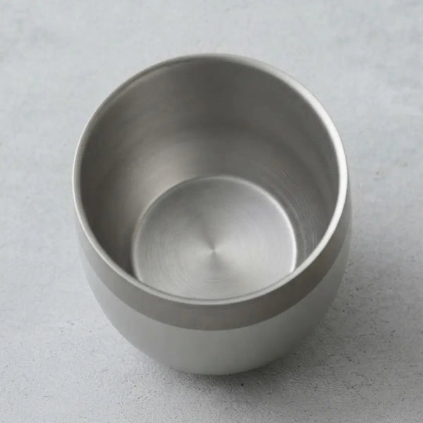 Enzo Stainless Steel Double-Wall Wide-Mouth Drinking Cup Tumbler 260ml