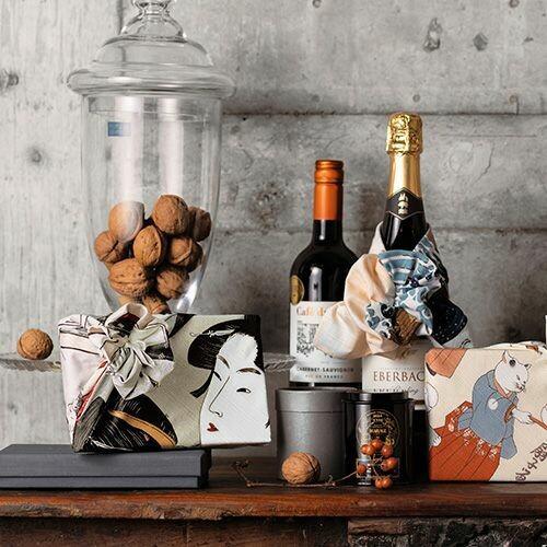 Furoshiki Great Wave off Kanagawa Cotton Wrapping Cloth 48x48cm