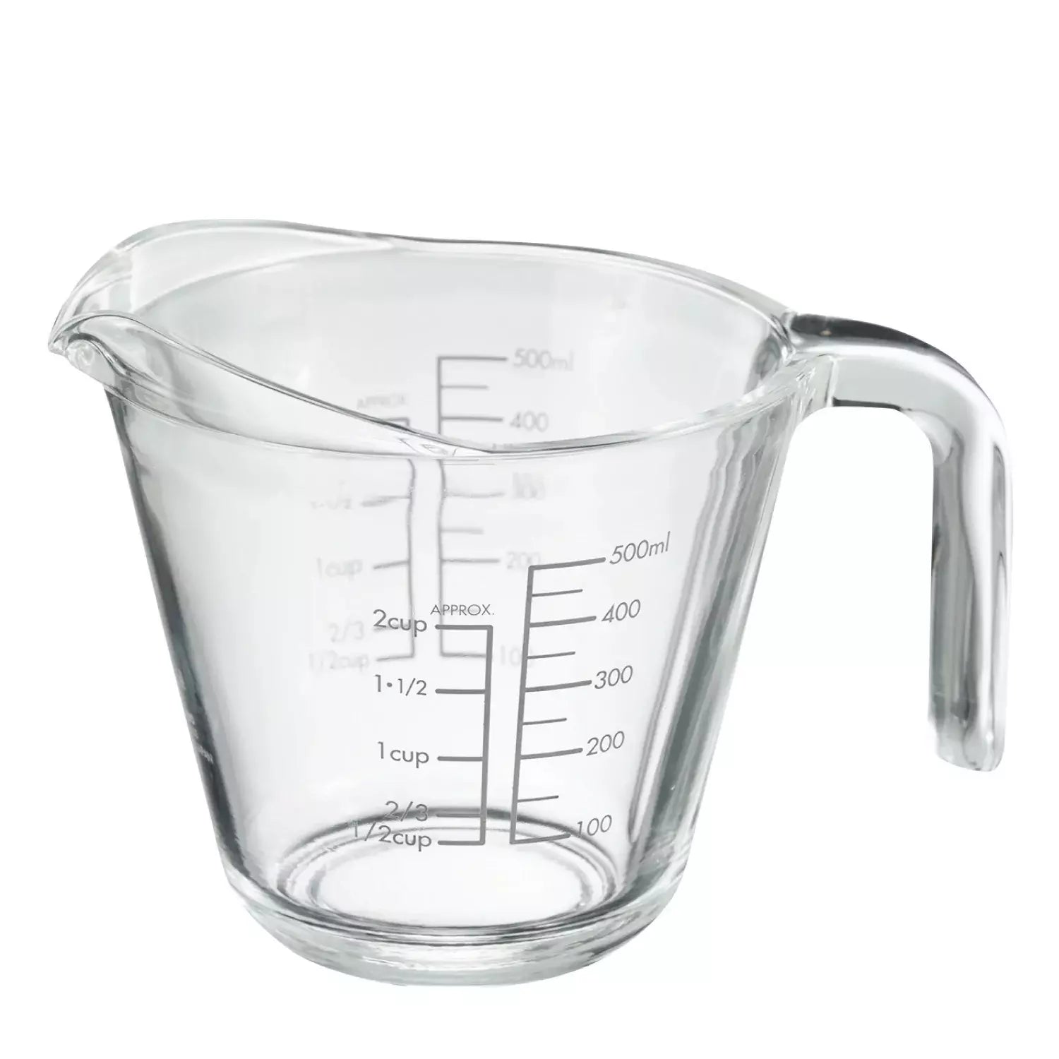 Hario Heat-Resistant Glass Microwaveable Measuring Cup 500ml