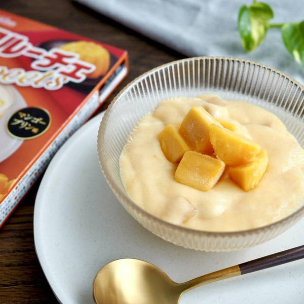 House Foods Instant Handmade Rich Mango Pudding Mix 150g