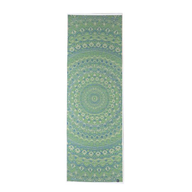 Ikehiko Igusa Rush Grass Tatami Yoga Mat Green Mandala Pattern 185cm