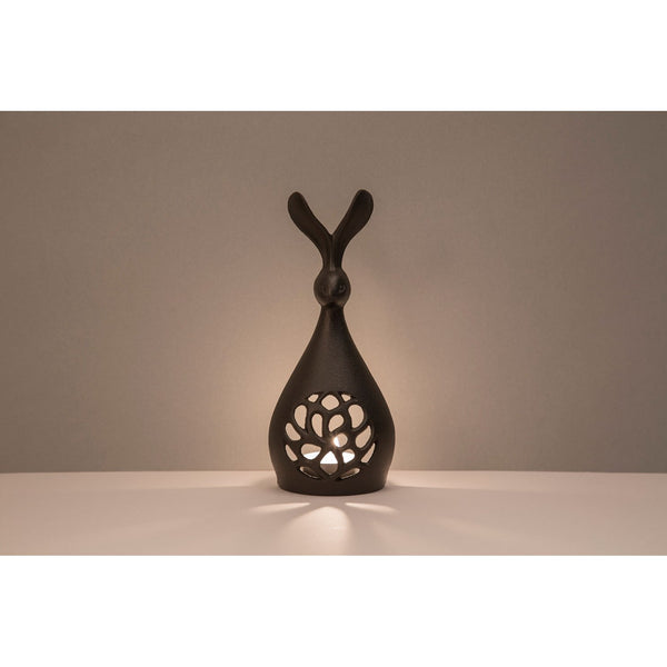Iwachu Japanese Cast Iron Tealight Candle Holder Rabbit Design
