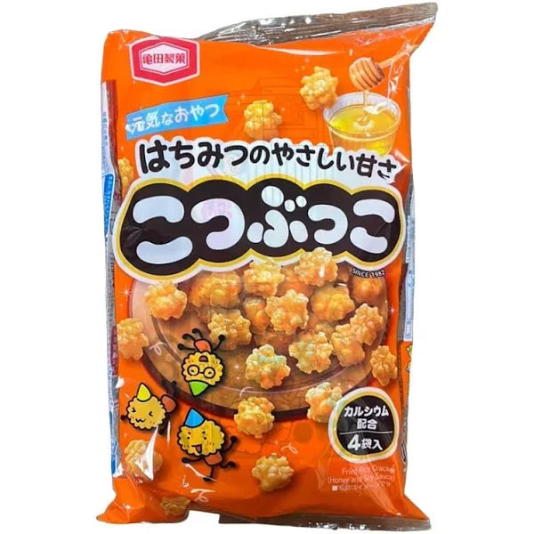 Kotsubukko Sweet Honey Fried Rice Crackers 100g (Pack of 3)
