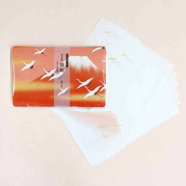 Kamiiso Kimono Beautiful Mount Fuji Kaishi Iyo Washi Paper & Case Set