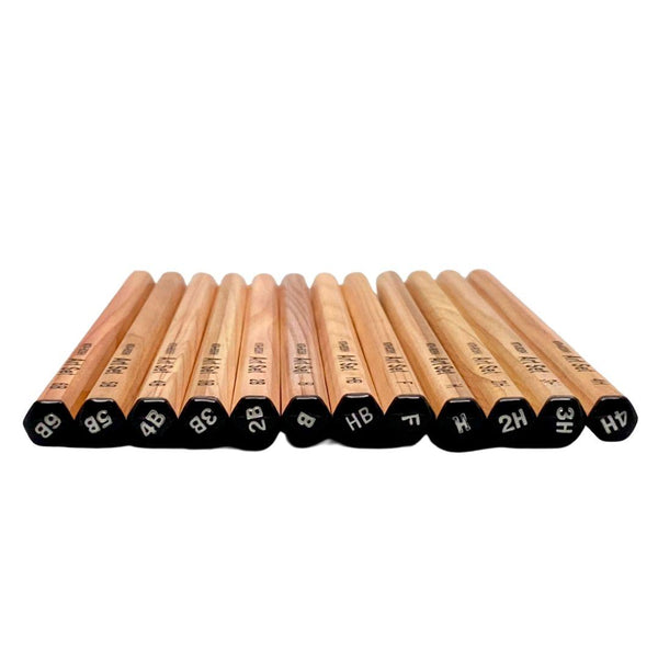 Kitaboshi 4H-6B Art Set Pencils For Drawing 12 Pieces