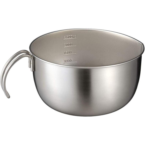 Leye Large Capacity Mixing Bowl With Handle & Pouring Spout 3L