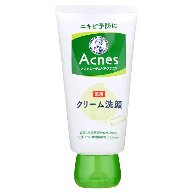 Mentholatum Acnes Cream Face Wash For Acne 130g