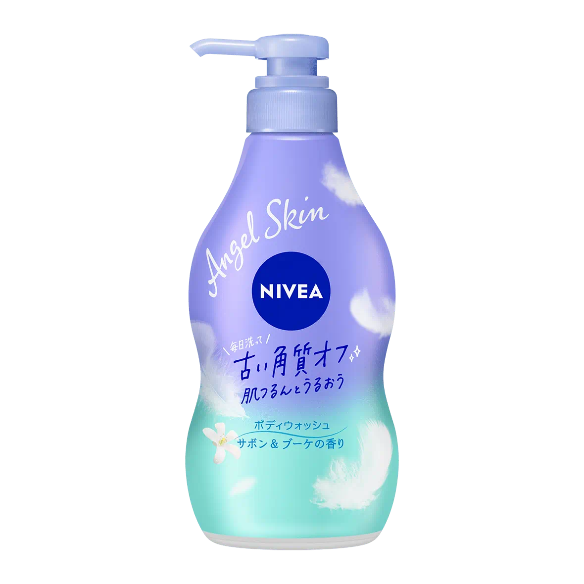 Nivea Angel Skin Body Wash Soap & Bouquet Scent Pump Bottle 480ml