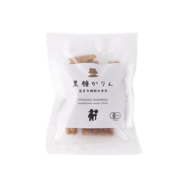 Organic Karinto Rice Crackers Soaked With Shoyu Brown Sugar 30g (Pack of 3)