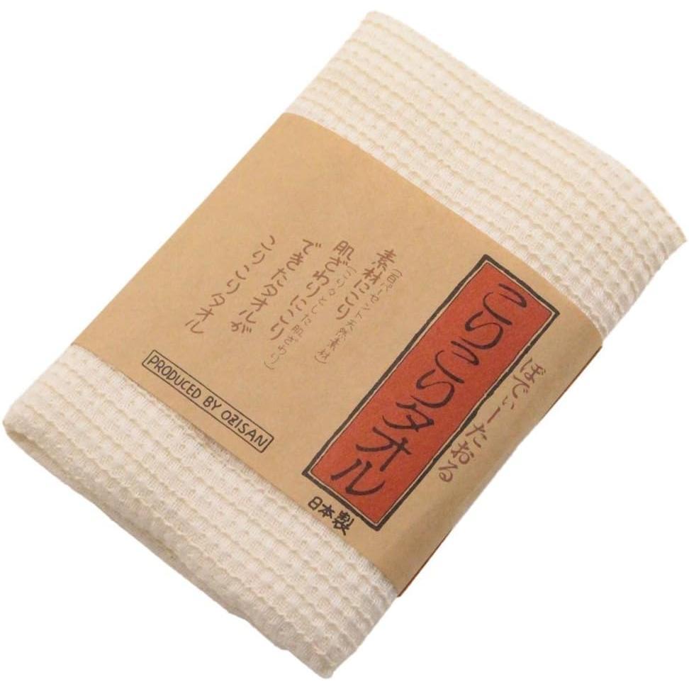 Orim Korikori Hemp Cotton Body Towel Firm Scrub Cloth 25×95cm