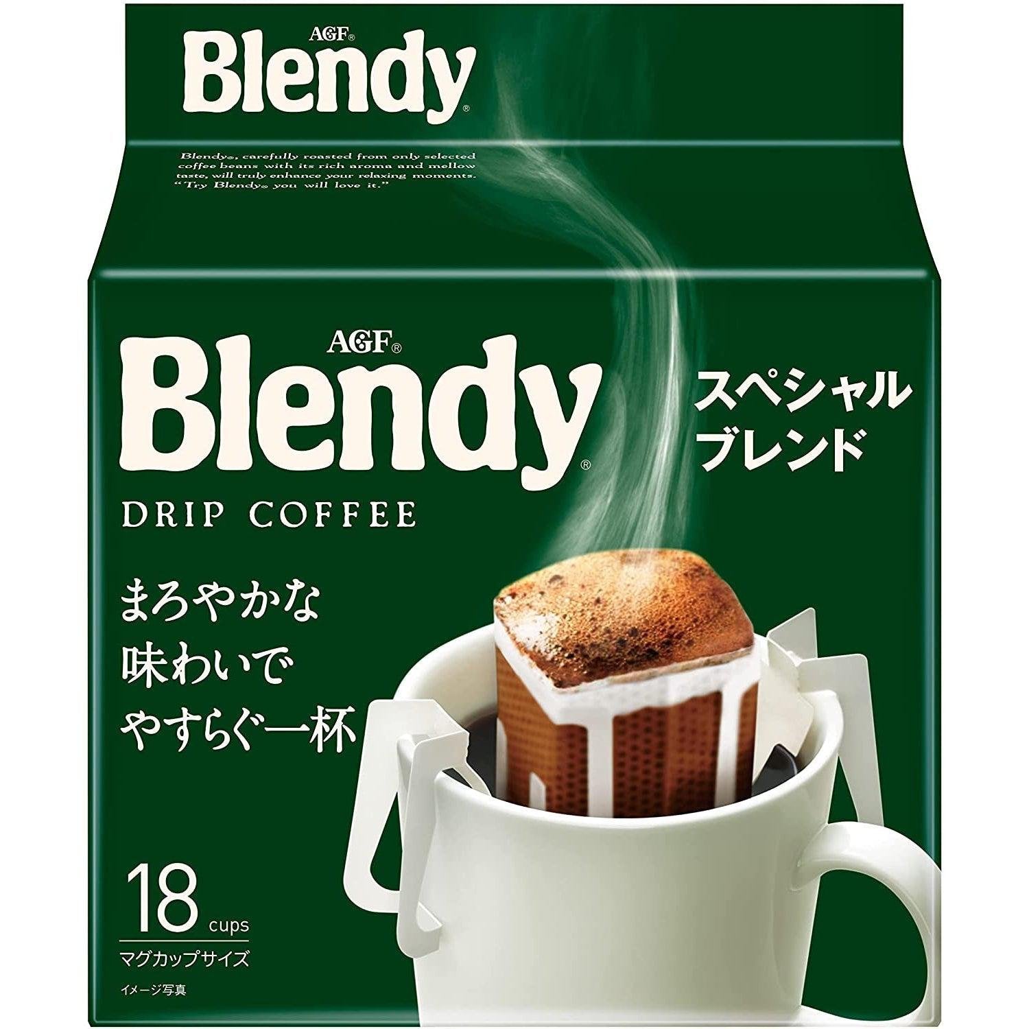AGF Blendy Drip Coffee Special Blend 18 Bags