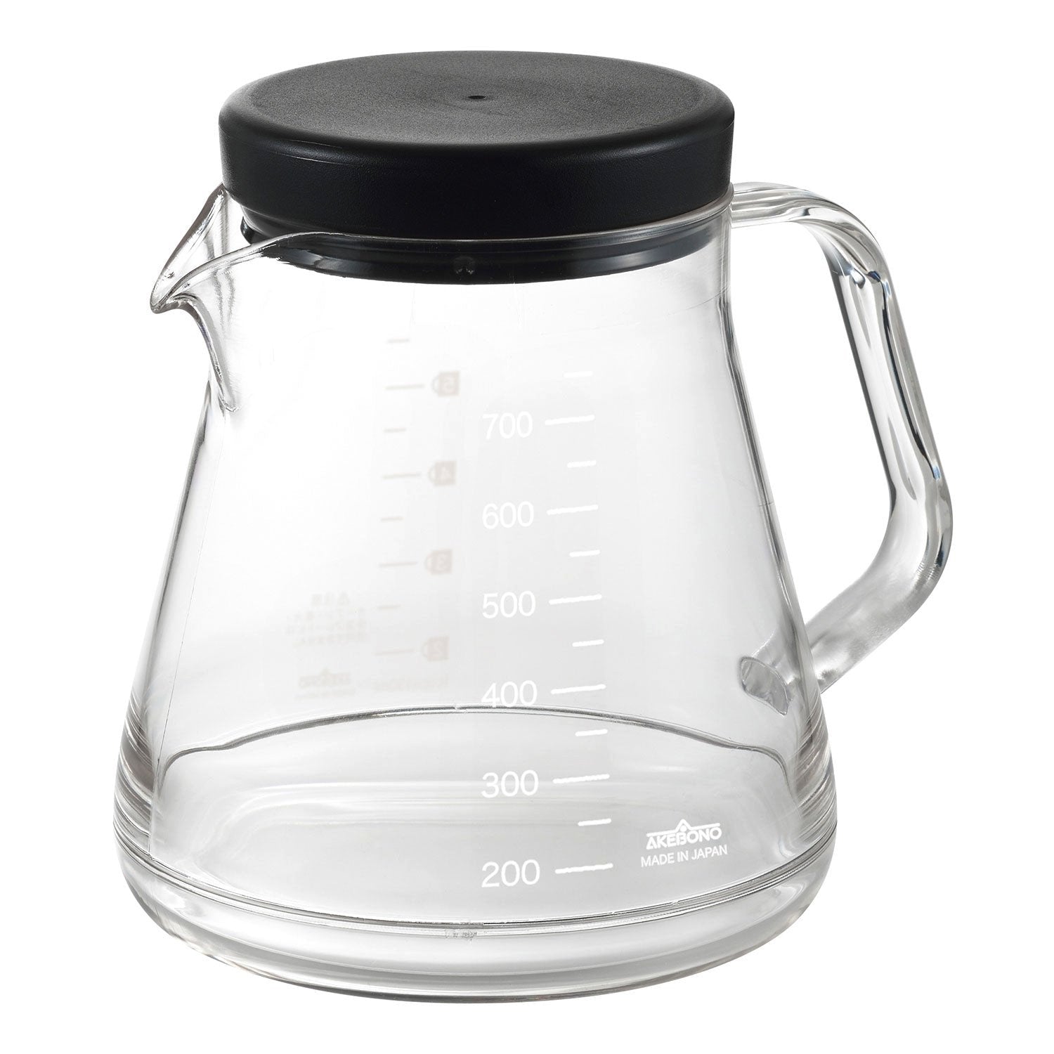 Akebono Heat Resistant Plastic Coffee Pot with Plastic Lid TW-3727