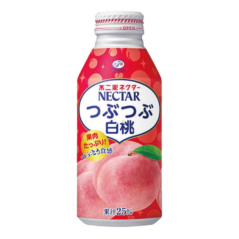 Fujiya Nectar Peach Beverage Crushed White Peach Drink 380ml