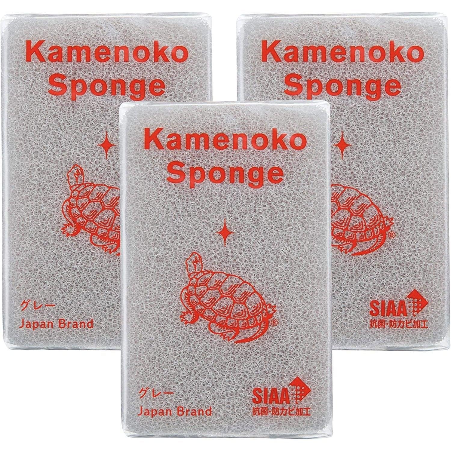 Kitchen Sponge Gray Dish Sponge (Pack of 3)
