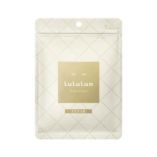 Lululun Precious White Clear Facial Sheet Mask 7 Sheets