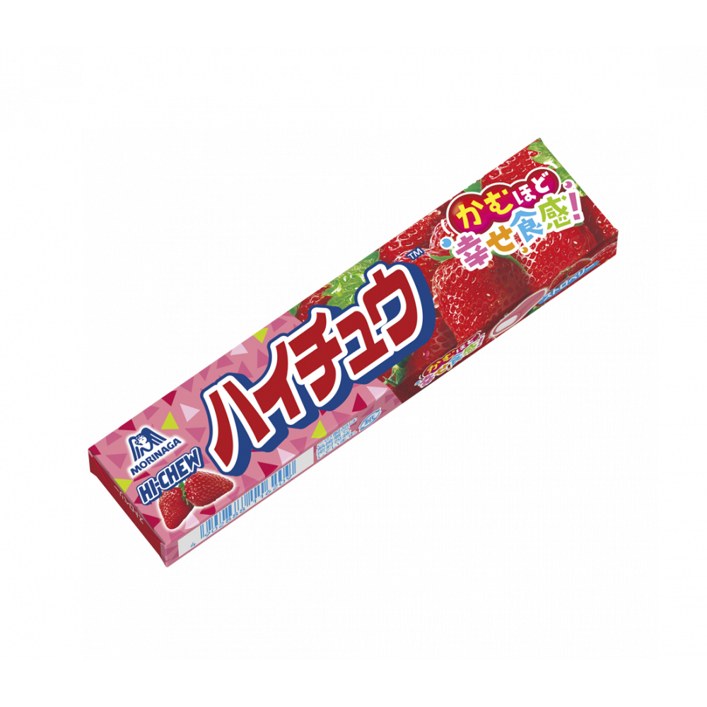 Hi-Chew Japanese Soft Candy Strawberry Flavor 12 Pieces (Pack of 6)