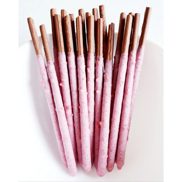 Glico Strawberry Pocky Double Coated Strawberry Cocoa Sticks (Pack of 3)