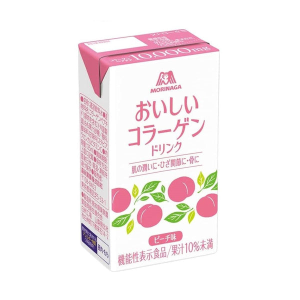 Morinaga Oishi Collagen Drink Peach Flavor (Pack of 24)