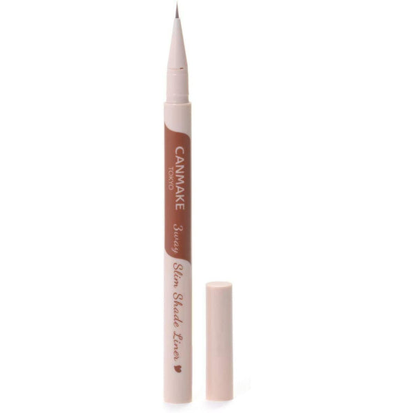 Canmake 3 Way Slim Shade Liner Eyebrow Pencil 01 Natural Brown