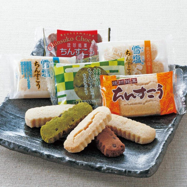Nanpudo Chinsuko Okinawan Shortbread Cookies Assortment 24 Pieces