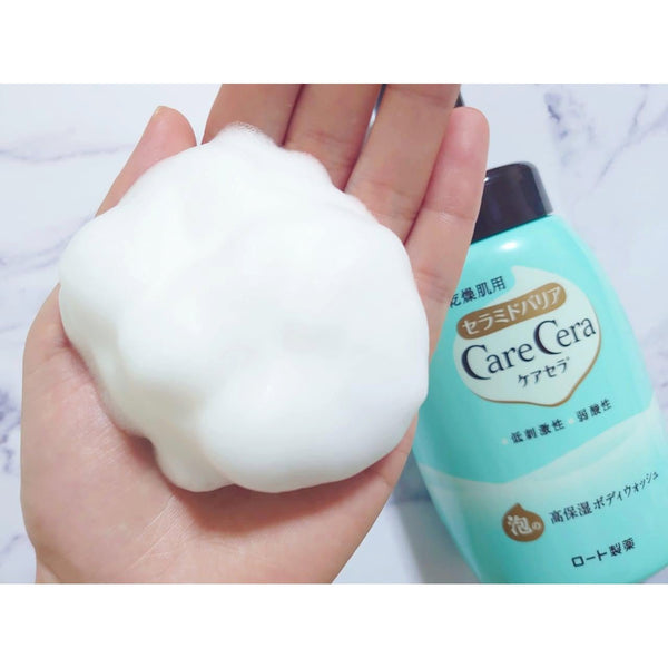 Rohto CareCera Moisturizing Ceramide Foaming Body Wash 450ml