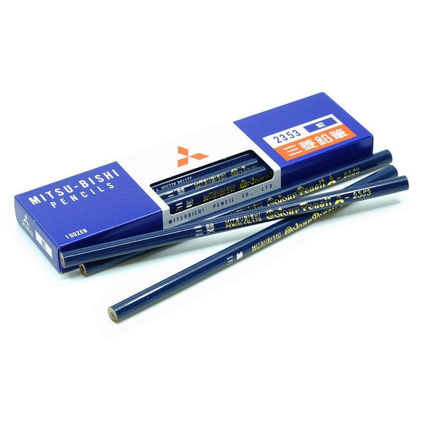 Mitsubishi Colored Pencils Prussian Blue Color 12 Pieces