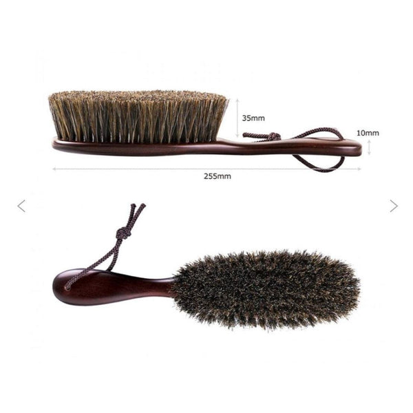 Nakata Hanger Natural Bristle Clothes Brush with Beech Wood Handle