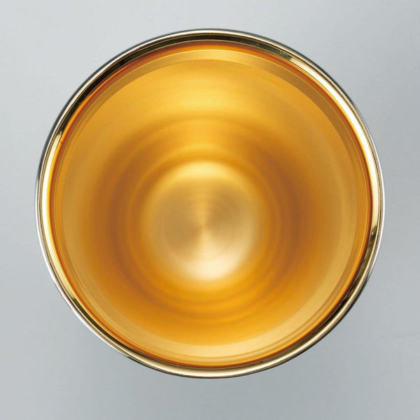 Wahei Freiz Double Wall Tumbler Sakura Pattern Silver