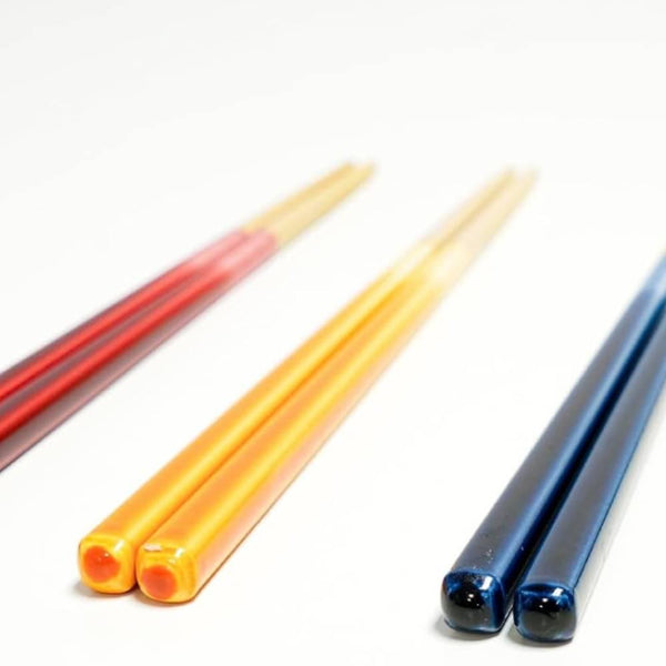 Patented Non-Slip Premium Chopsticks Dishwasher Safe Yellow 23cm