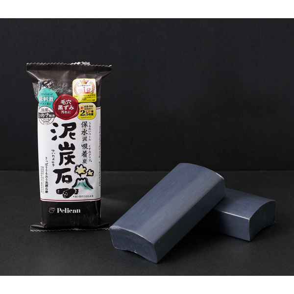 Pelican Deitanseki Charcoal Bar Soap 135g