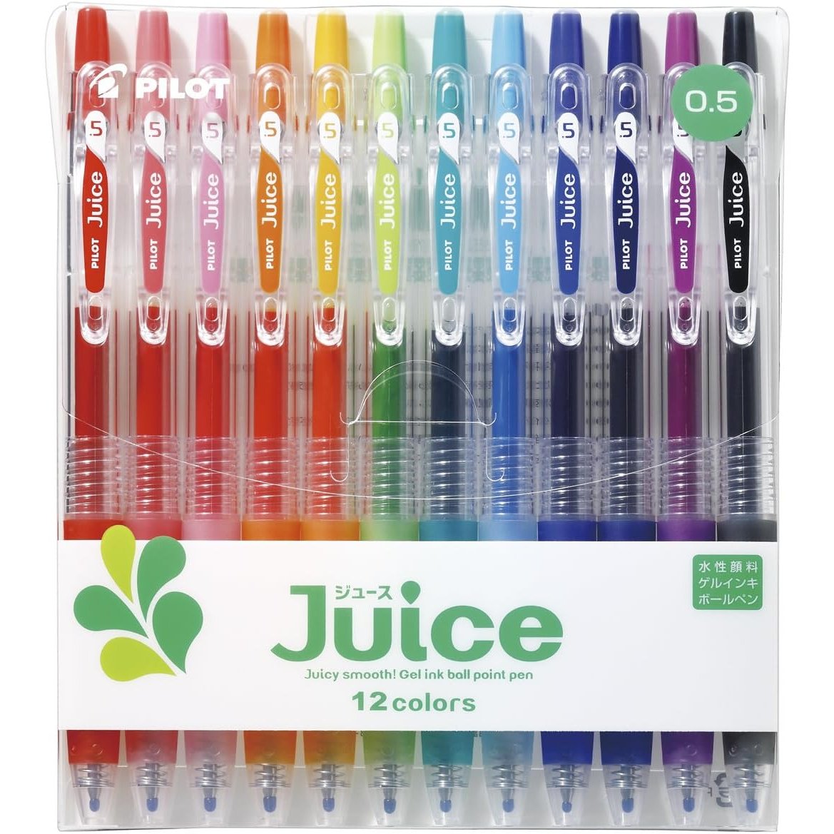Pilot Juice Gel Ink Ballpoint Pens 0.5mm 12 Color Set