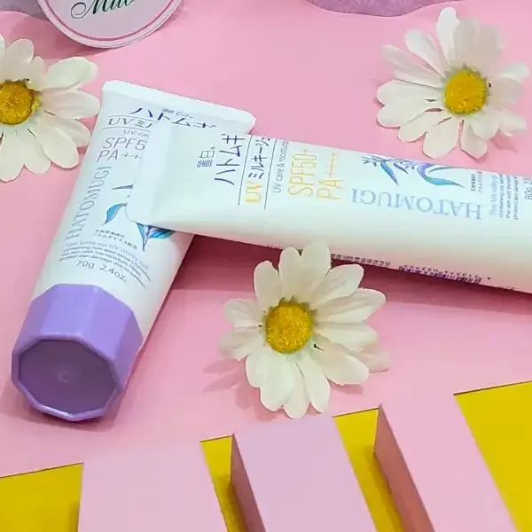 Reihaku Hatomugi Sunscreen The UV Milky Gel SPF50+ 80g