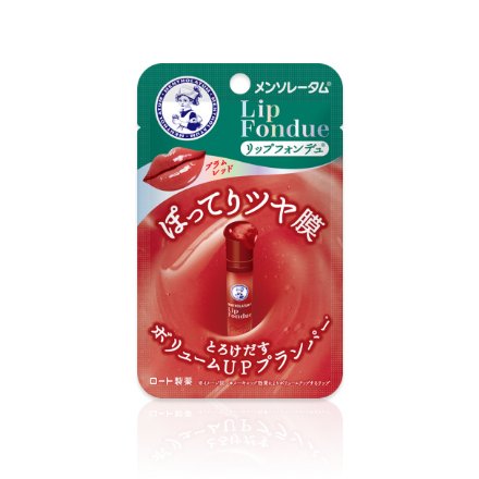 Rohto Mentholatum Lip Fondue Plum Red Moisturizing Lip Gloss 3.2g