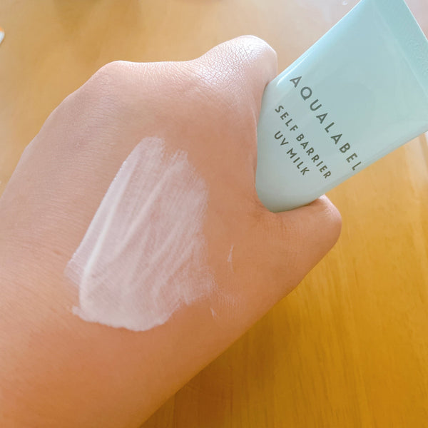 Shiseido Aqualabel Self Barrier UV Milk Sunscreen SPF50+ 45g