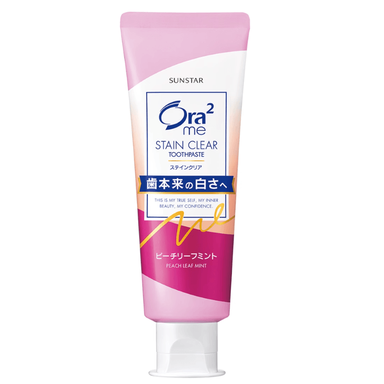 Sunstar Ora2 Stain Removal Toothpaste Peach Mint Flavor 130g