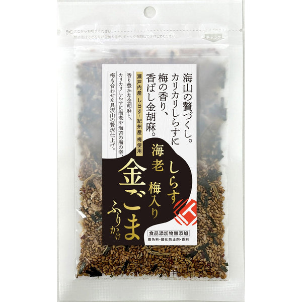 Takusei Shirasu & Ume Plum Furikake Rice Seasoning 33g (Pack of 3)