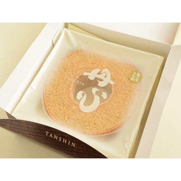 Yanagawa Handmade Kuromame Kinako Baumkuchen Cake 1 Piece