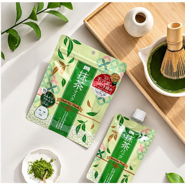 pdc Wafood Made Hydrating Uji Matcha Face Mask 10 Sheets