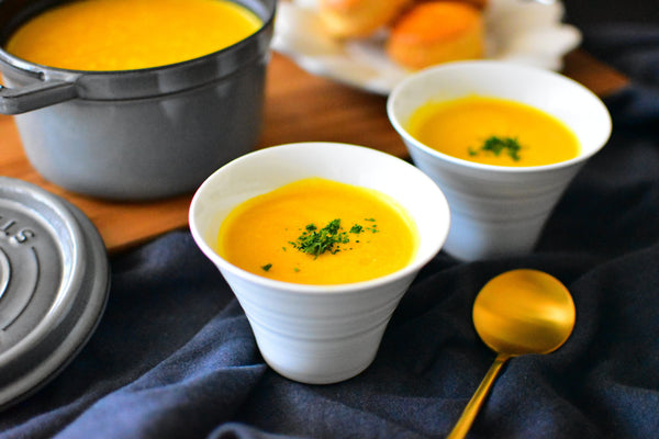 How to Make Kabocha Soup (Japanese Pumpkin Soup)