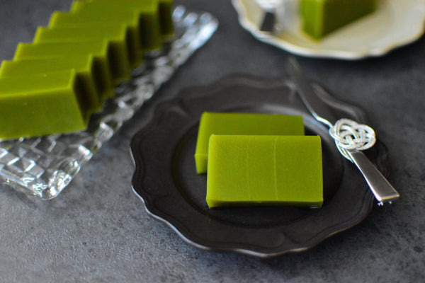 How To Make Matcha Mizu Yokan (Traditional Bean Paste Jelly Candy)