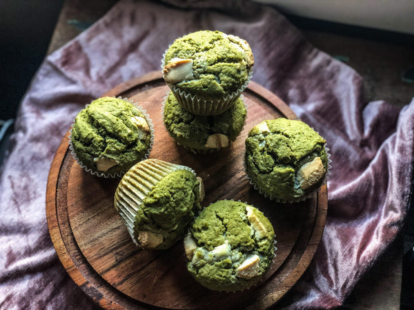 How To Make Matcha Muffins With White Chocolate Chunks-Japanese Taste